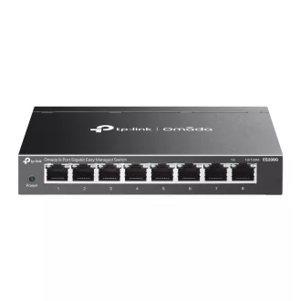  TP-Link Omada ES208G hálózati kapcsoló Vezérelt L2 Gigabit Ethernet (10/100/1000) Fekete