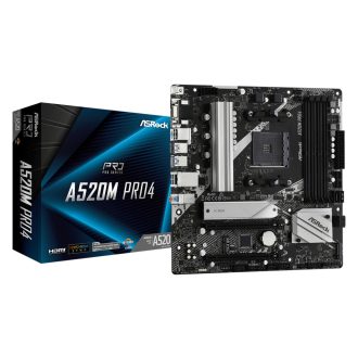 Asrock A520M Pro4 AM4 foglalat Micro ATX