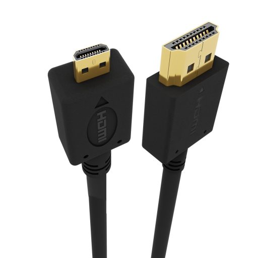 Gembird 1.8m HDMI-M/micro HDMI-M HDMI kábel 1,8 M HDMI A-típus (Standard) HDMI D-típus (Micro) Fekete