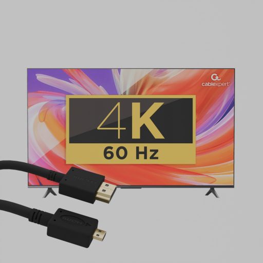 Gembird 1.8m HDMI-M/micro HDMI-M HDMI kábel 1,8 M HDMI A-típus (Standard) HDMI D-típus (Micro) Fekete