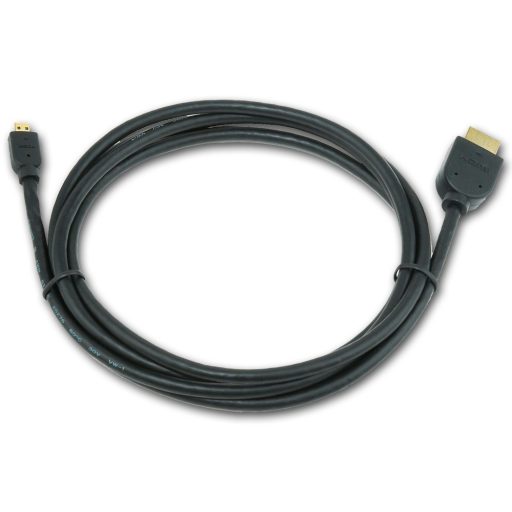 Gembird 1.8m HDMI-M/micro HDMI-M HDMI kábel 1,8 M HDMI A-típus (Standard) HDMI D-típus (Micro) Fekete