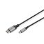 Digitus DB-340106-020-S DisplayPort kábel 2 M Mini DisplayPort Fekete