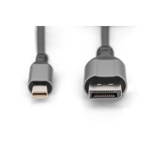 Digitus DB-340106-020-S DisplayPort kábel 2 M Mini DisplayPort Fekete