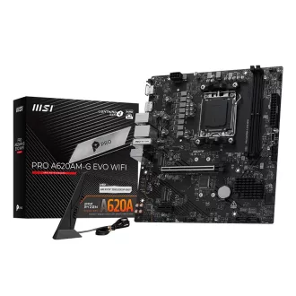 MSI Pro A620AM-G EVO WIFI AMD A620A Socket AM5 Micro ATX