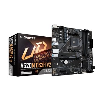 GIGABYTE A520M DS3H V2 AM4 foglalat Micro ATX