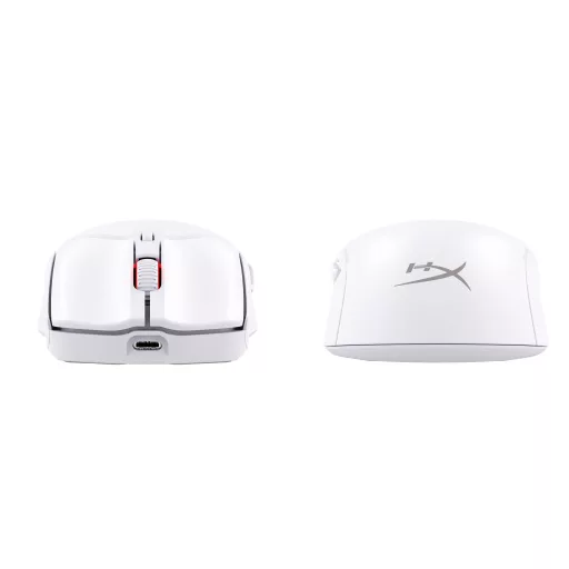 HyperX Pulsefire Haste 2 Wireless White Gaming Mouse egér Játék Kétkezes RF vezeték nélküli + Bluetooth 26000 DPI