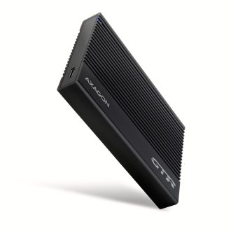   Axagon EE25-GTR USB-C 3.2 Gen 2 - SATA 6G 2.5" externes Festplattengehäuse geriffelt HDD/SSD ház Fekete 2.5"