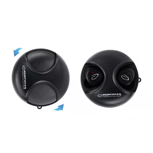 Esperanza EH228K fejhallgató és headset Vezeték nélküli Hallójárati Hívás/zene Micro-USB Bluetooth Fekete