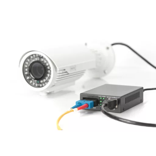 Digitus DN-82160 hálózati média konverter 1000 Mbit/s 1310 nm Single-mode Fekete