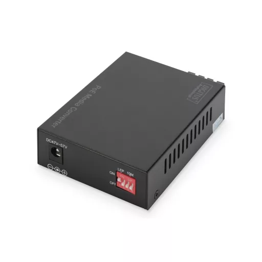 Digitus DN-82160 hálózati média konverter 1000 Mbit/s 1310 nm Single-mode Fekete