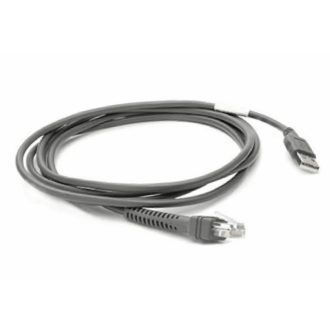 Zebra CBA-U21-S07ZBR soros kábel Fekete 2,1 M USB EAS
