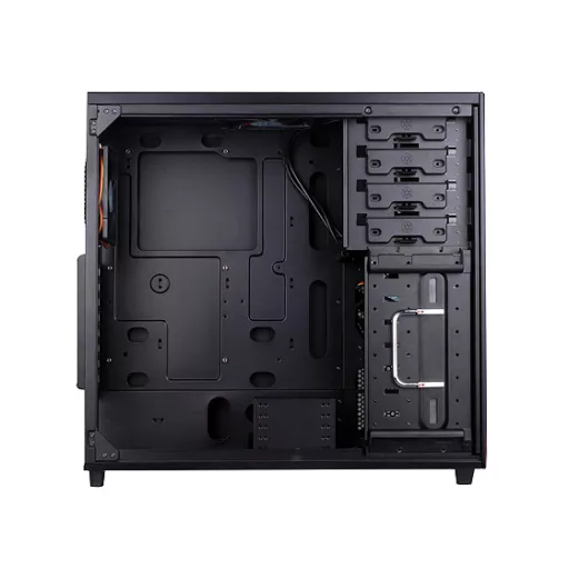 Silverstone TJ04-E Midi Tower Fekete, Ezüst