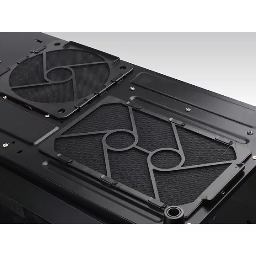 Silverstone TJ04-E Midi Tower Fekete, Ezüst