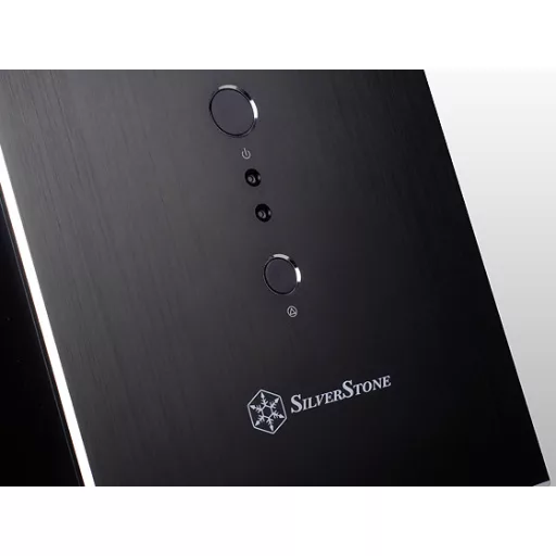 Silverstone TJ04-E Midi Tower Fekete, Ezüst