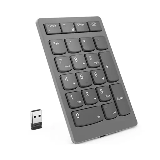 Lenovo 4Y41C33791 numerikus billentyűzet Univerzális Vezeték nélküli RF Szürke