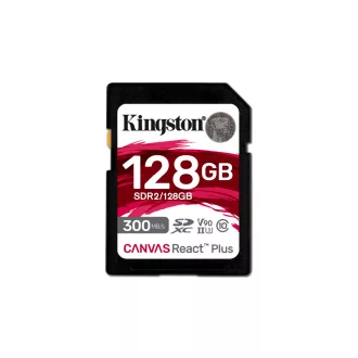   Kingston Technology Canvas React Plus 128 GB SD UHS-II Class 10
