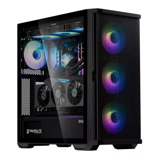 Zalman Z10 DUO Midi Tower Fekete
