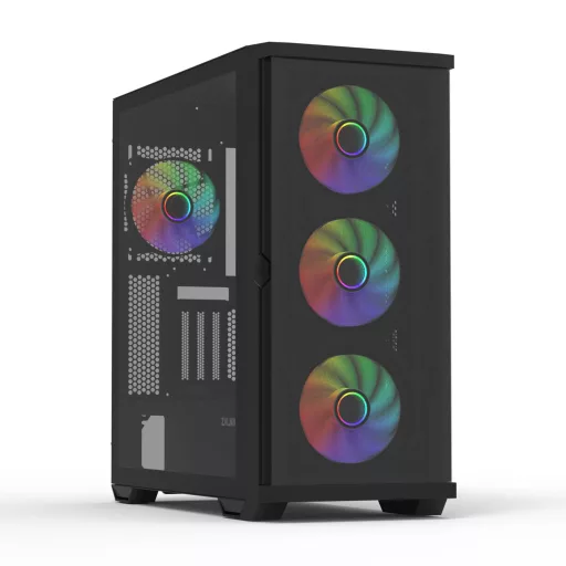 Zalman Z10 DUO Midi Tower Fekete