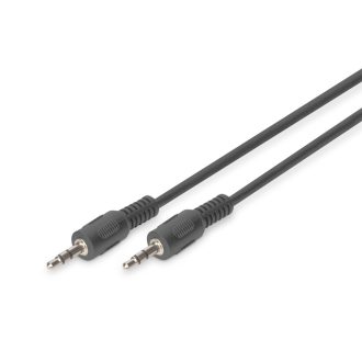 Digitus AK-510100-025-S audio kábel 2,5 M 3.5mm Fekete
