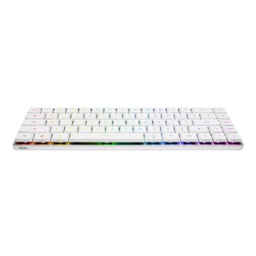 ASUS ROG Falchion RX Low Profile billentyűzet Játék USB + RF Wireless + Bluetooth QWERTZ Fehér