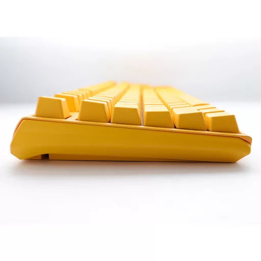 Ducky One 3 Yellow Gaming Tastatur RGB LED - MX-Clear US billentyűzet Játék USB Amerikai angol Sárga