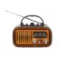Portable analog AM/FM radio RA16 solar