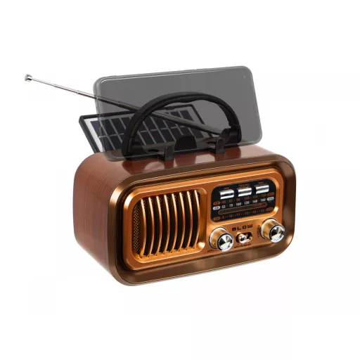 Portable analog AM/FM radio RA16 solar