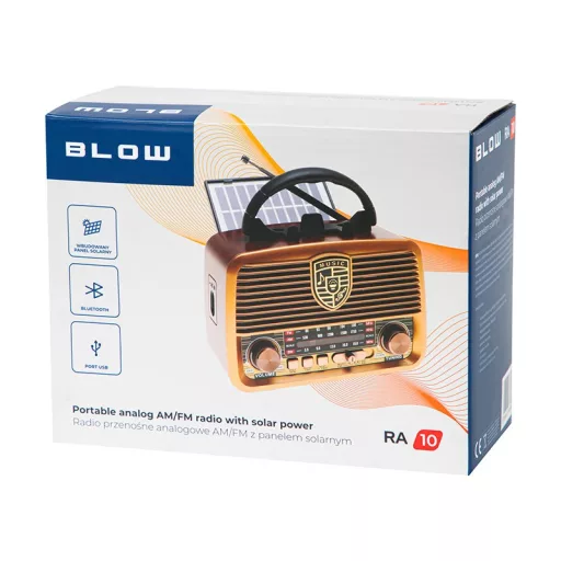 Analog radio RA10 AM/FM solar