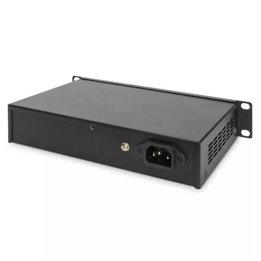 Digitus DN-80115 hálózati kapcsoló Beállítást nem igénylő (unmanaged) Gigabit Ethernet (10/100/1000) 1U Fekete