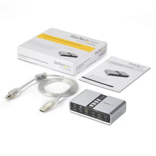 StarTech.com ICUSBAUDIO7D hangkártya 7.1 csatornák USB