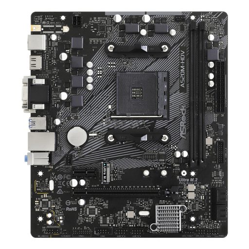 Asrock A520M-HDV AM4 foglalat Micro ATX