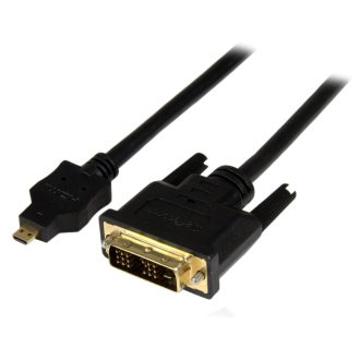   StarTech.com HDDDVIMM2M video átalakító kábel 2 M Micro-HDMI DVI-D Fekete