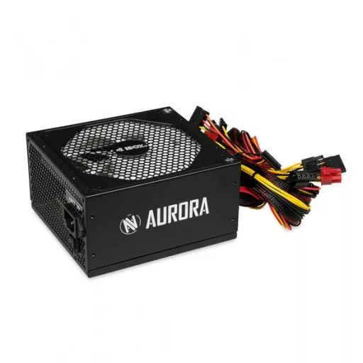 iBox Aurora 600 W 20+4 pin ATX ATX Fekete
