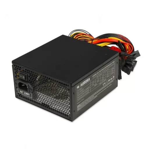 iBox Aurora 600 W 20+4 pin ATX ATX Fekete
