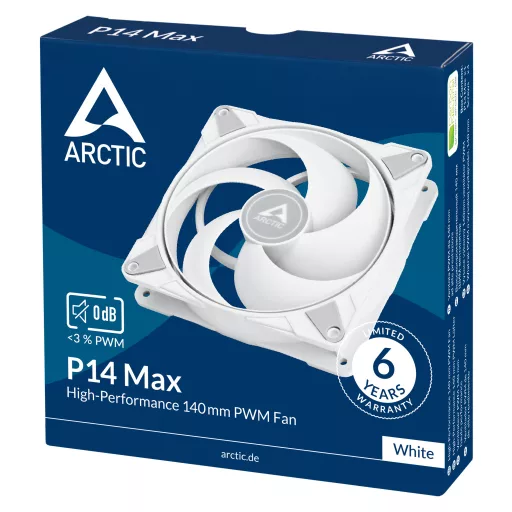 ARCTIC P14 Max (White) 14 cm Fehér