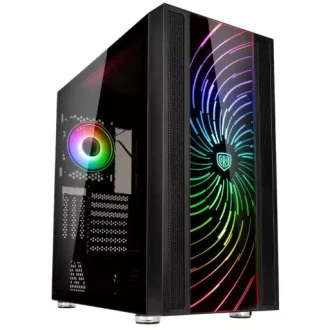 Kolink Unity Adapt ARGB Midi Tower Fekete, Átlátszó