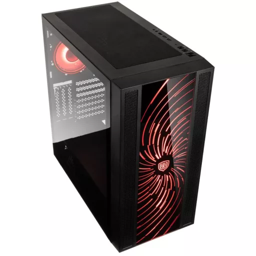 Kolink Unity Adapt ARGB Midi Tower Fekete, Átlátszó
