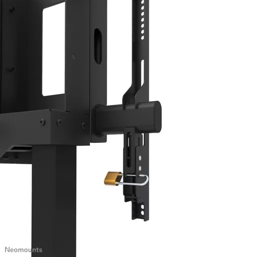 Neomounts FL55-975BL1 multimédia állvány és gurulóállvány Fekete Lapos panel Gurulós multimédia állvány/kocsi