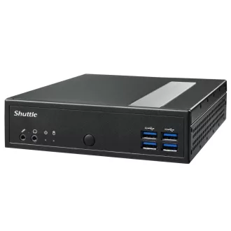   Shuttle DL40N PC/munkaállomás alapgép 1,35 liter méretű számítógép Fekete N150