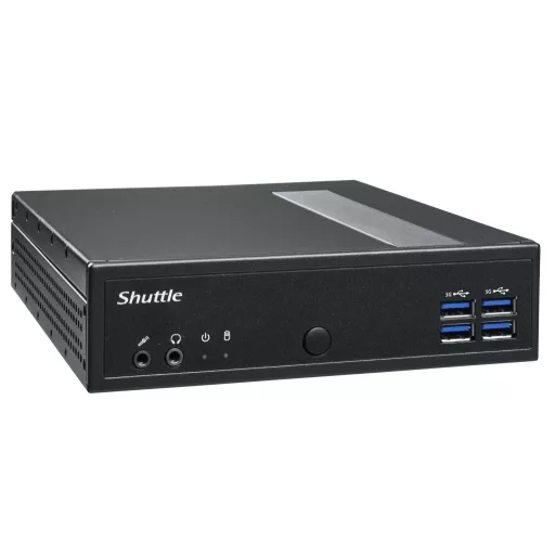 Shuttle DL40N PC/munkaállomás alapgép 1,35 liter méretű számítógép Fekete N150