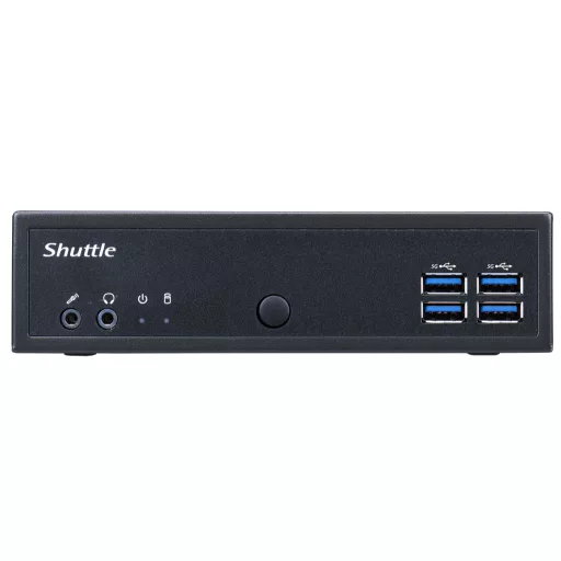 Shuttle DL40N PC/munkaállomás alapgép 1,35 liter méretű számítógép Fekete N150