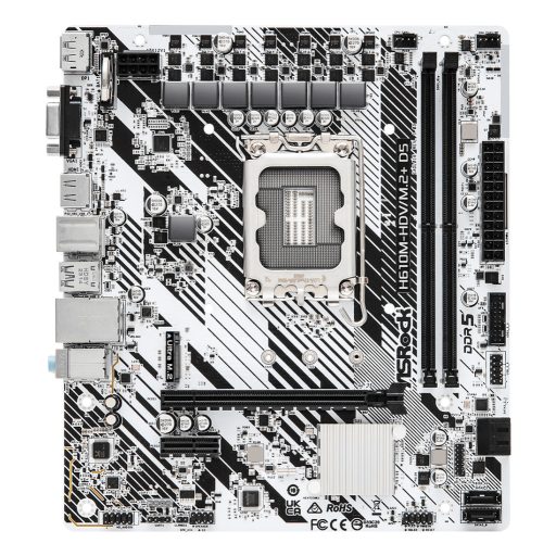 Asrock H610M-HDV/M.2+ D5 Intel H610 LGA 1700 Micro ATX