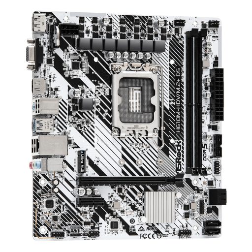 Asrock H610M-HDV/M.2+ D5 Intel H610 LGA 1700 Micro ATX