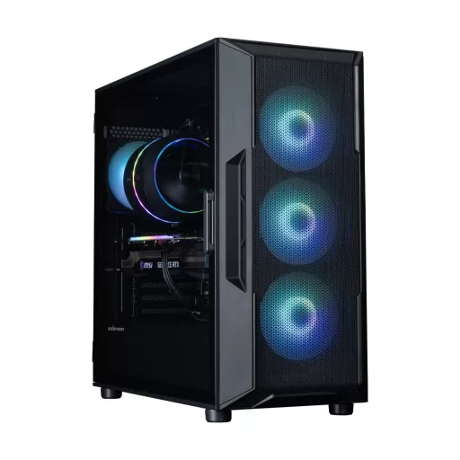 Zalman i3 NEO ARGB V2 BLACK Midi Tower Fekete