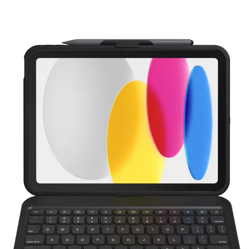ZAGG Tough Keys QWERTZ Német USB C-típus Fekete