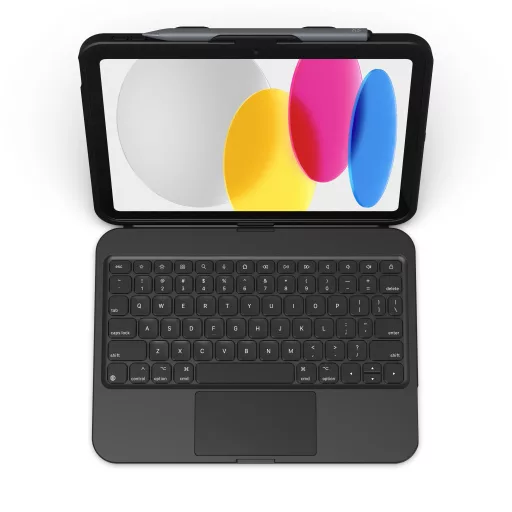 ZAGG Tough Keys QWERTZ Német USB C-típus Fekete