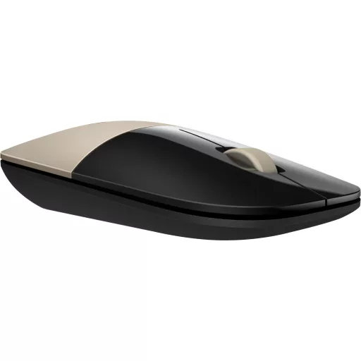 HP Z3700 Gold Wireless Mouse egér Irodai Kétkezes Vezeték nélküli RF Optikai 1200 DPI