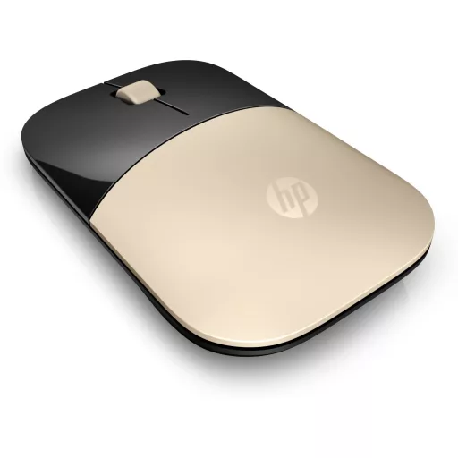 HP Z3700 Gold Wireless Mouse egér Irodai Kétkezes Vezeték nélküli RF Optikai 1200 DPI
