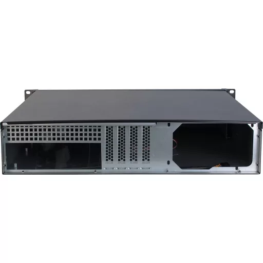 Inter-Tech 2U-2098-SK Rack Fekete