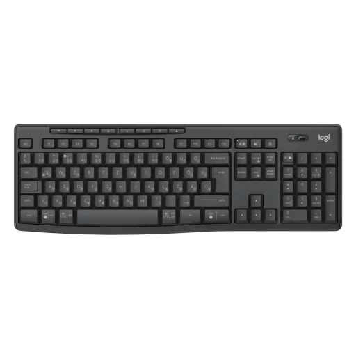 Logitech 920-012079 billentyűzet Egér mellékelve Irodai Bluetooth QWERTZ Magyar Grafit